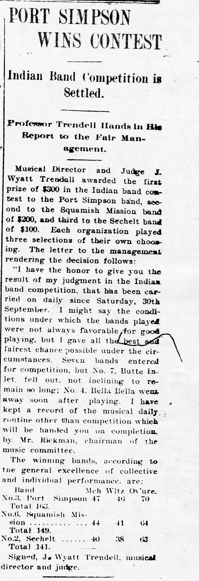 Daily Columbian 1905