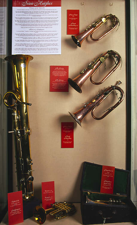 Keyed bugles and an ophicleide from the Cyfathfa Band